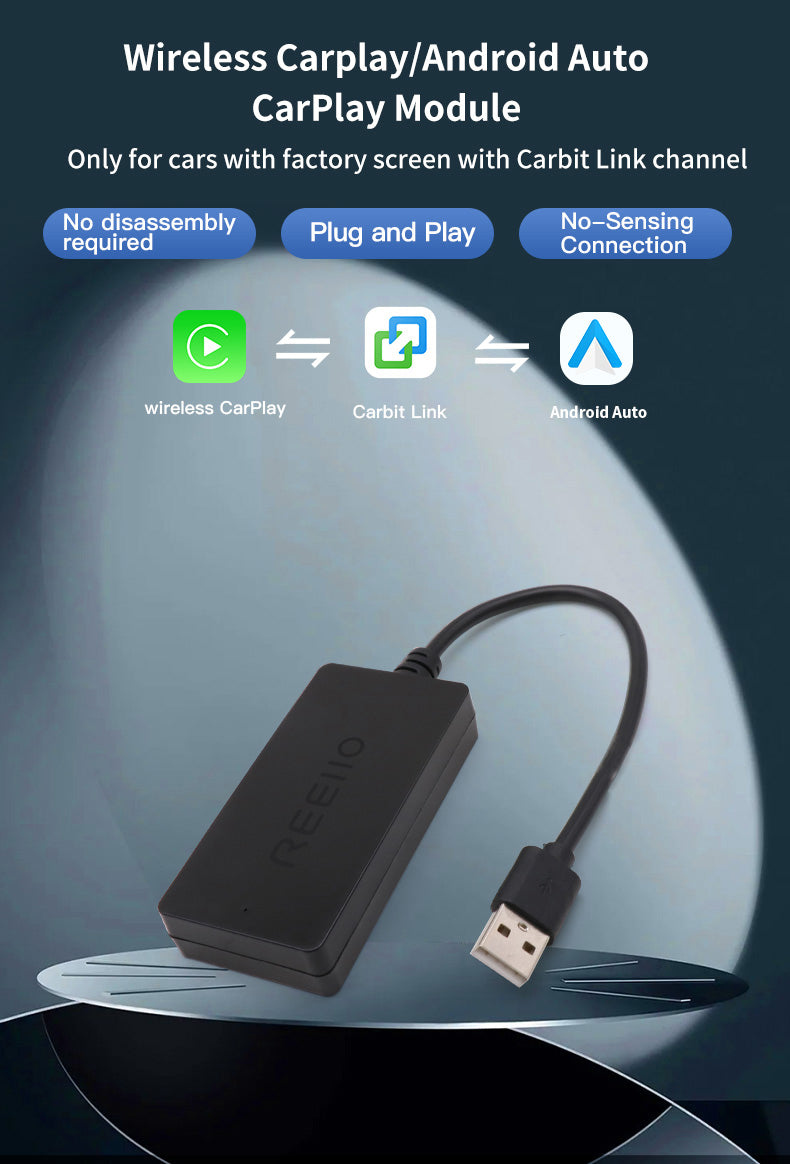 REEIIO USB Dongles Being Wireless Network Adapters Smart Box Suitable for Chinese brand cars with Carbitlink