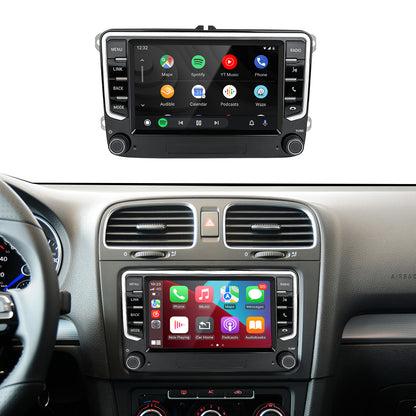7" Car Stereo Radio Head Unit Multimedia Screen For Volkswagen Wireless CarPlay Android Auto