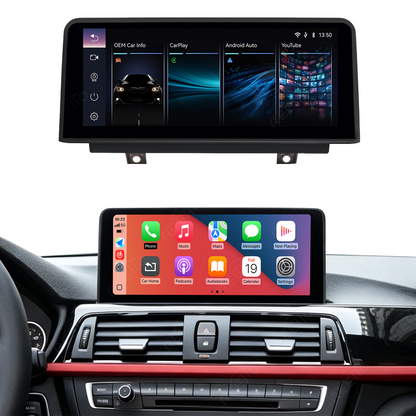 10.25" Wireless CarPlay Screen for BMW 3/4Series F30 – Supports YouTube