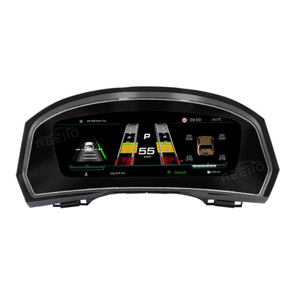 12.3" LCD Cluster Digital Dashboard For Volkswagen Passat Magotan Arteon CC