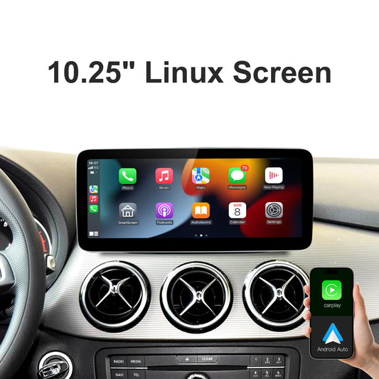 Kabelloser CarPlay Android Auto Linux Multimedia-Bildschirm, kompatibel mit Mercedes Benz NTG 5.0 (2015–2019)