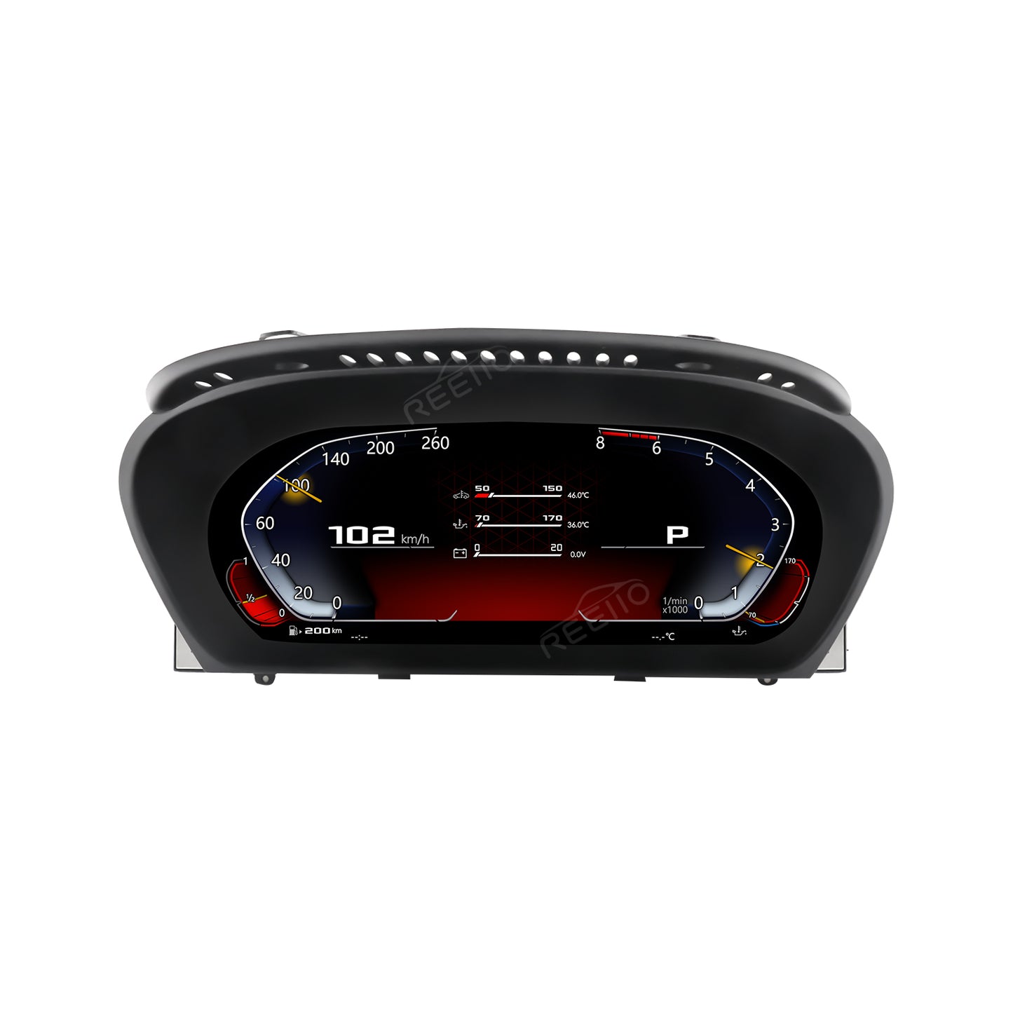 Tableau de bord numérique LCD 12,3" pour BMW X5/X6 E70/E71
