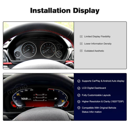 12.3" LCD-Kombiinstrument für BMW F30/F31