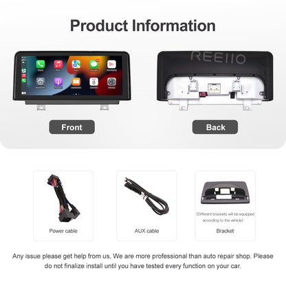 10.25 inch Wireless CarPlay Android Auto Linux Multimedia Screen Compatible With BMW ID5/ID6 EVO system