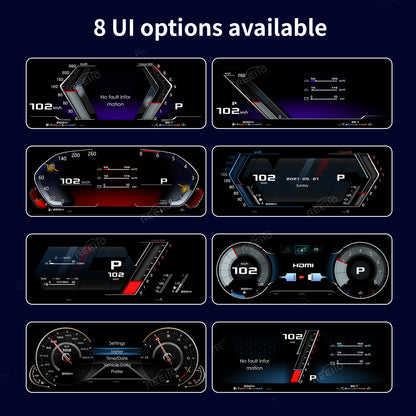 Tableau de bord numérique LCD 12,3" pour BMW X5/X6 E70/E71