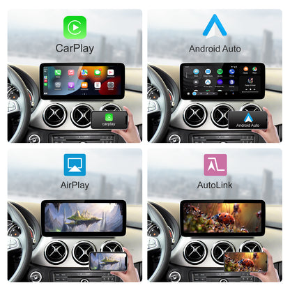 Kabelloser CarPlay Android Auto Linux Multimedia-Bildschirm, kompatibel mit Mercedes Benz NTG 5.0 (2015–2019)