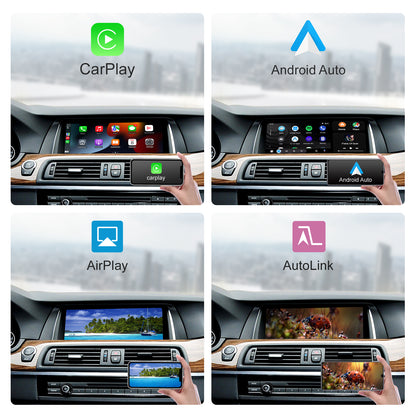 10,25 Zoll kabelloser CarPlay Android Auto Linux Multimedia-Bildschirm, kompatibel mit BMW 5er F10 F11 (2012–2016)