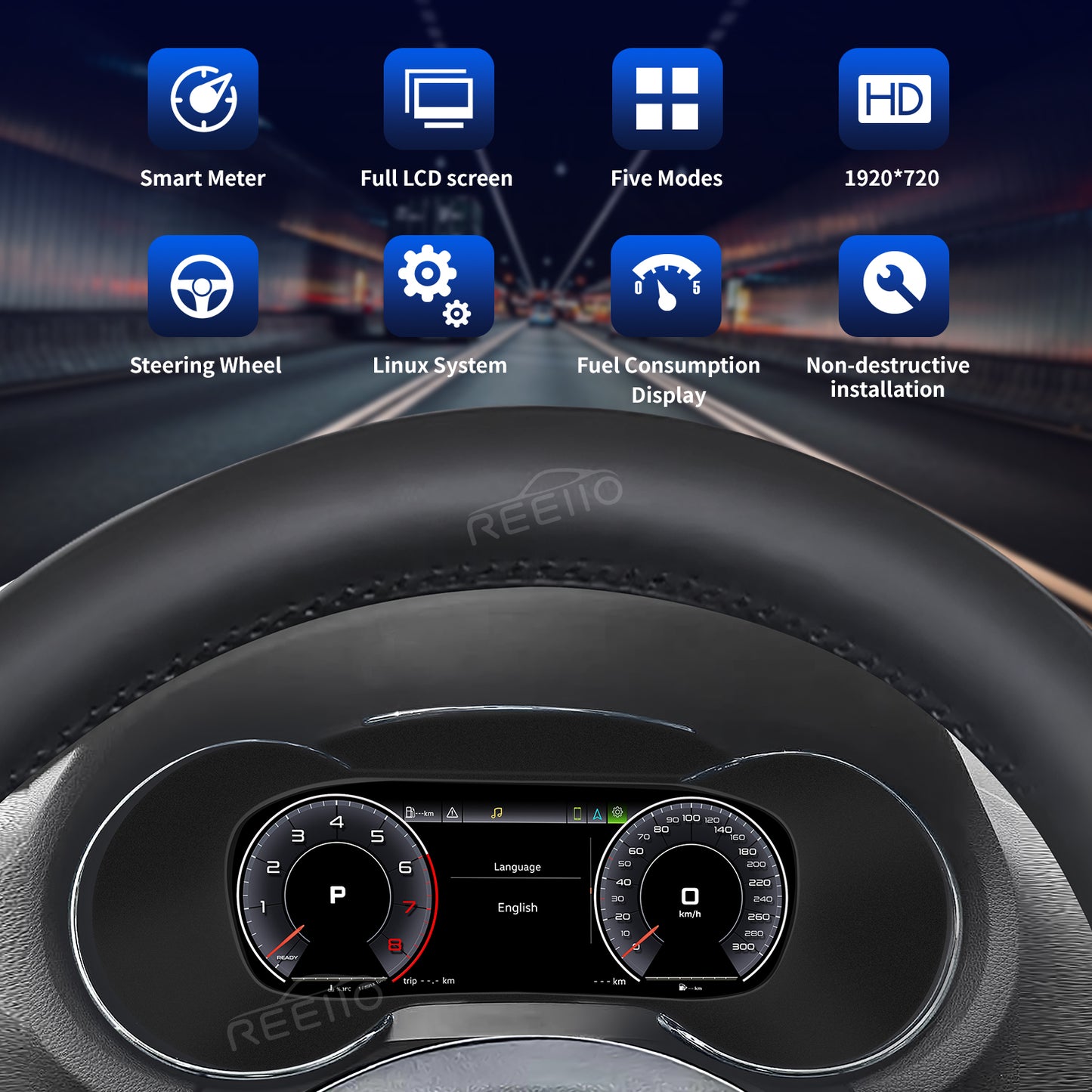 10.25" LCD Cluster Digital Dashboard For Audi A3