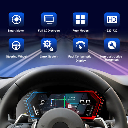 12.3" LCD Cluster Digital Dashboard For BMW 5/6/7 Series F10