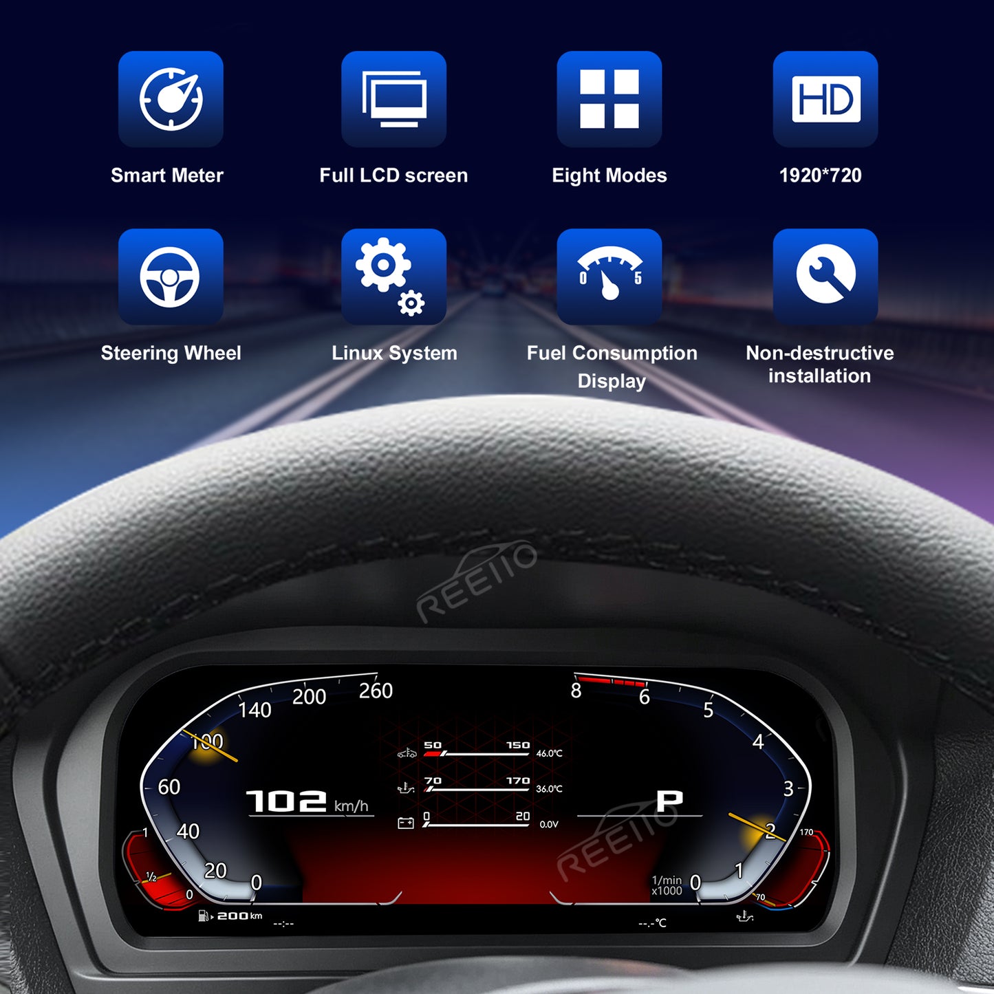 10.25" LCD Cluster Digital Dashboard For BMW 1/2 Series F20 F23