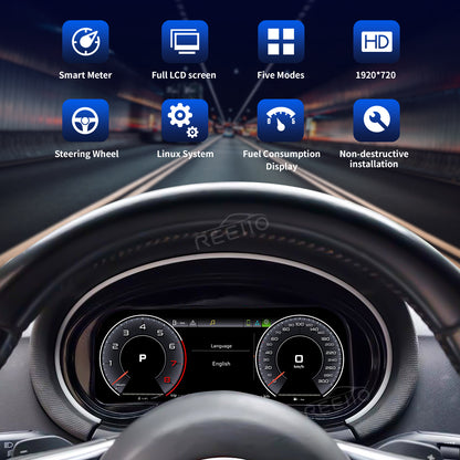 10.25" LCD Cluster Digital Dashboard For Audi TT