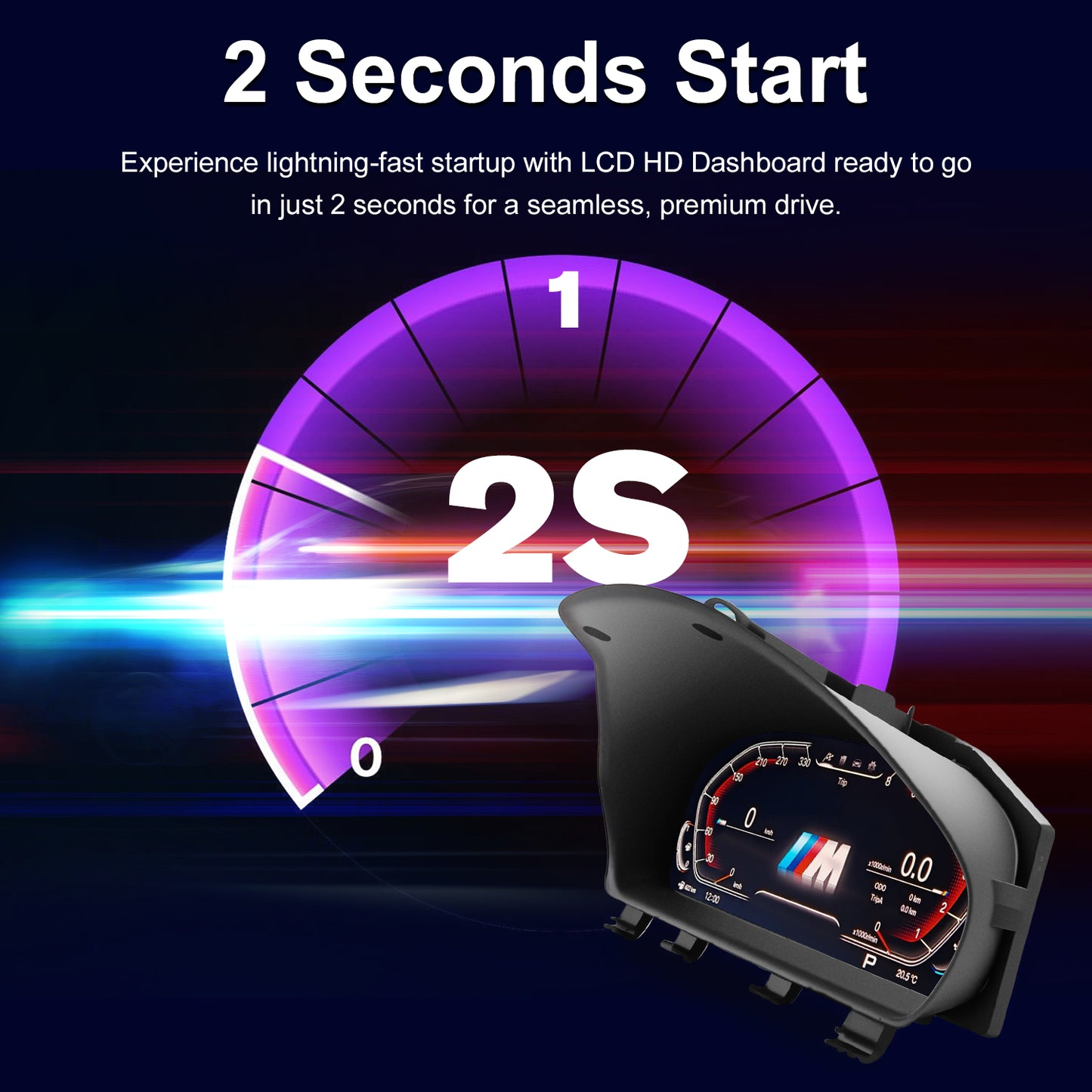 12.3" LCD Cluster Digital Dashboard For BMW F30/F31