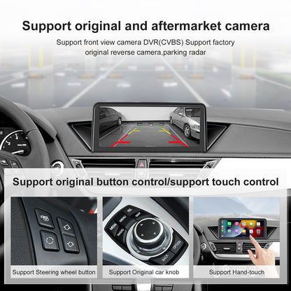 10,25 Zoll Wireless CarPlay Android Auto Linux Multimedia-Bildschirm Kompatibel mit BMW X1 E84 2009-2015