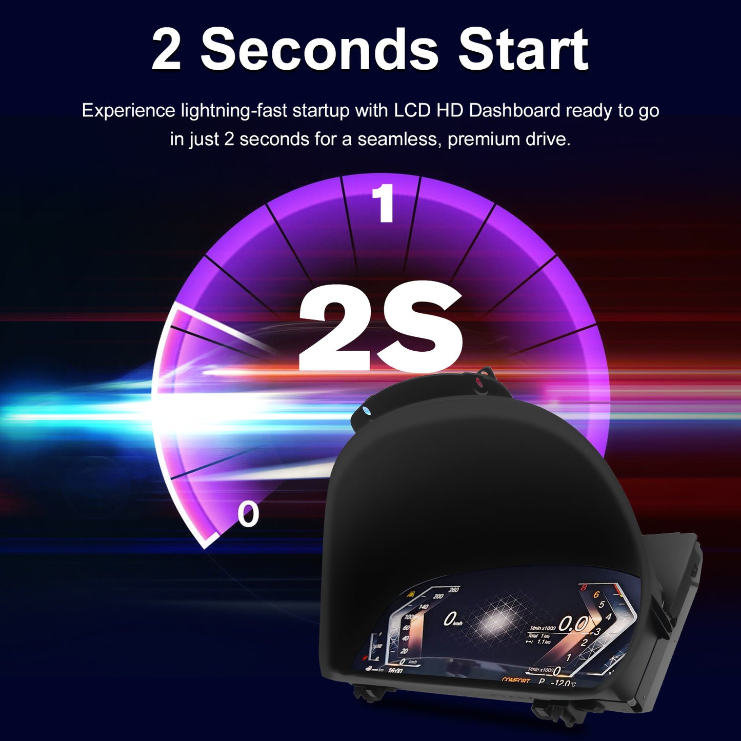 12.3" LCD Cluster Digital Dashboard For BMW 1 Series E87