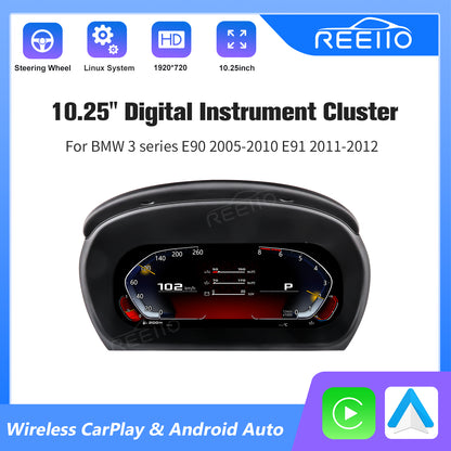 12.3" LCD-Kombiinstrument Digitales Armaturenbrett für BMW 5er/6er/7er F10