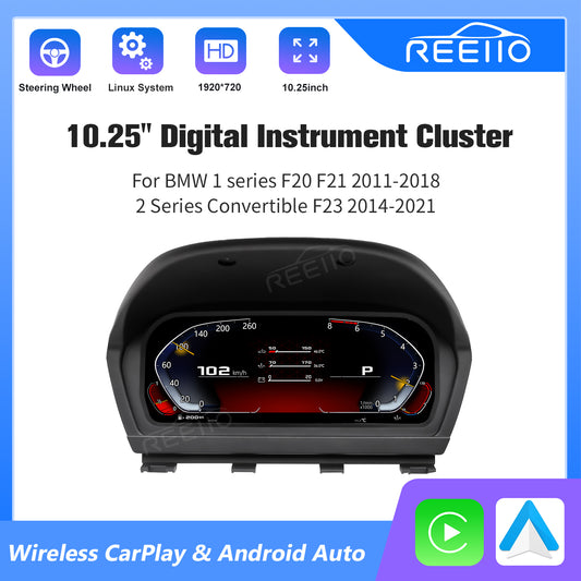 10.25" LCD Cluster Digital Dashboard For BMW 1/2 Series F20 F23