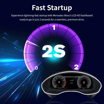 12.3" LCD Cluster Digital Dashboard For Audi A6/A7