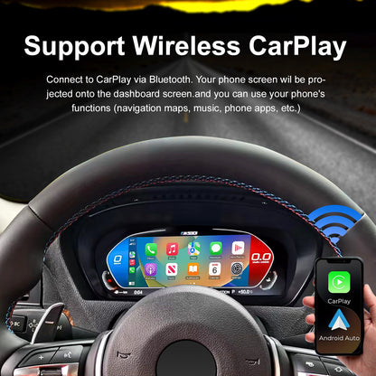 12.3" LCD Cluster Digital Dashboard For BMW X5/X6 E70/E71