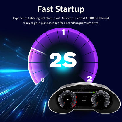 12.3" LCD Cluster Digital Dashboard For Audi Q5