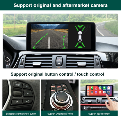 10.25" Wireless CarPlay Screen for BMW 3/4Series F30 – Supports YouTube