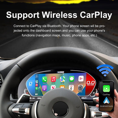 12.3" LCD Cluster Digital Dashboard For BMW 5/6/7 Series F10