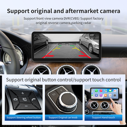 12.3" Ultra-Slim 2400x900 CarPlay Screen for Mercedes NTG4.5/NTG5.0