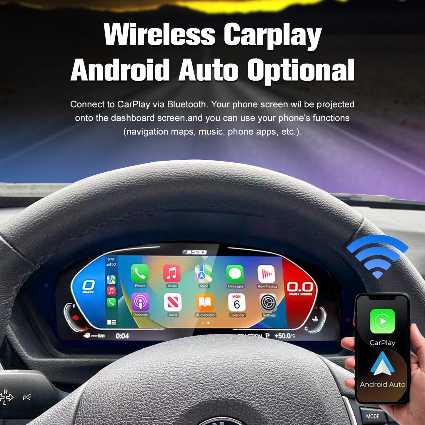 12.3" LCD Cluster Digital Dashboard For BMW F30/F31