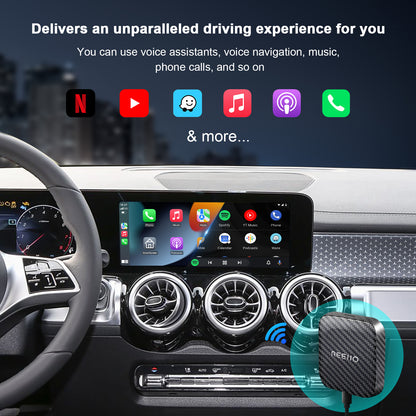 Wired to Wireless CarPlay&Android Auto USB AI Magic Box