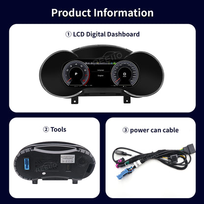 10.25" LCD Cluster Digital Dashboard For Audi A3
