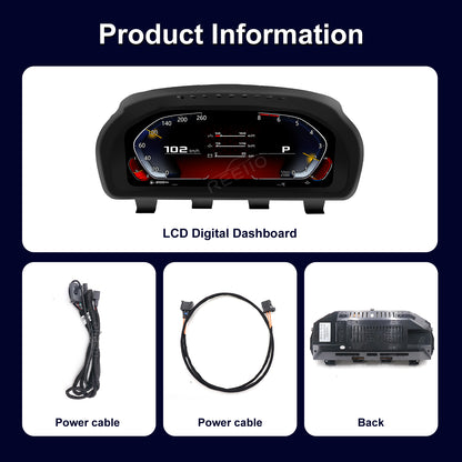 12.3" LCD Cluster Digital Dashboard For BMW 5/6/7 Series F10 F01 F06
