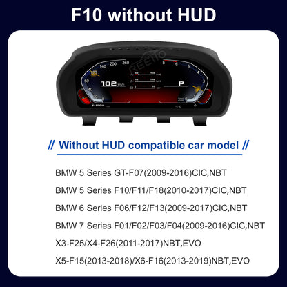 12.3" LCD Cluster Digital Dashboard For BMW 5/6/7 Series F10 F01 F06