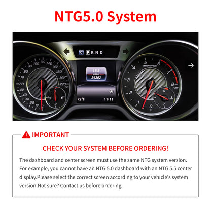 Tableau de bord numérique LCD de 12,3" pour Mercedes Benz GLC Classe C