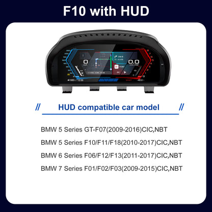 12.3" LCD Cluster Digital Dashboard For BMW 5/6/7 Series F10