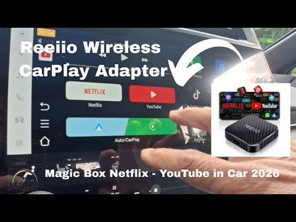 REEIIO Wired to Wireless CarPlay&Android Auto USB AI Magic Box