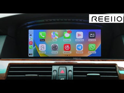 10,25 Zoll kabelloser CarPlay Android Auto Linux Multimedia-Bildschirm, kompatibel mit BMW 3er/5er-Serie E60~E93 (2004-2012)