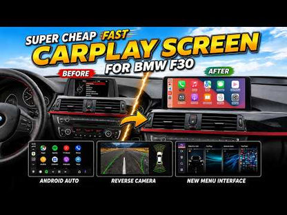 10.25" Wireless CarPlay Screen for BMW 3/4Series F30 – Supports YouTube