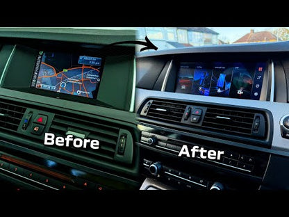 10.25 inch Wireless CarPlay Android Auto Linux Multimedia Screen Compatible With BMW 5Series F10 F11 (2012-2016)