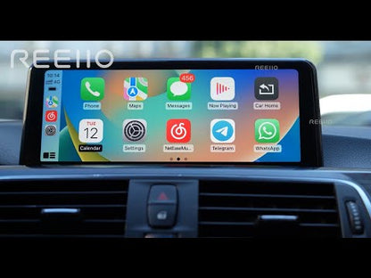 10,25 Zoll kabelloser CarPlay Android Auto Linux Multimedia-Bildschirm, kompatibel mit BMW 3er/4er F30~F33 (2012-2016)